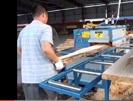 多片鋸深圳沙田加工建筑方客戶現(xiàn)場視頻正啟機械廠