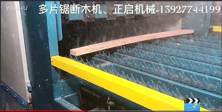 多片鋸斷木機、原木截斷機工作視頻