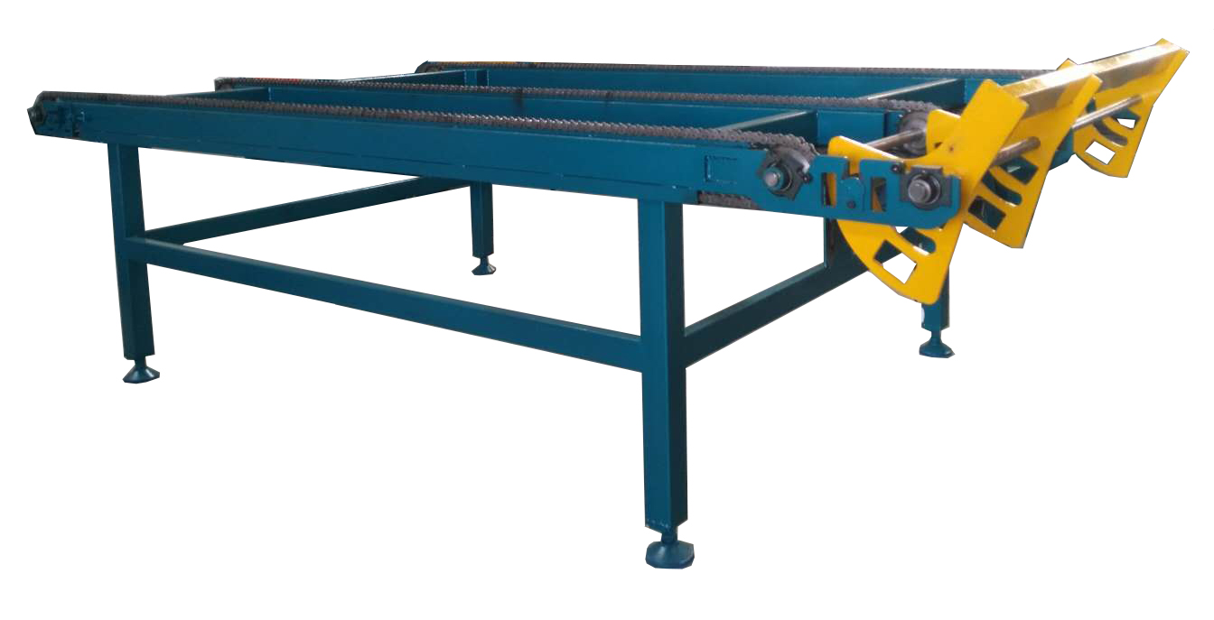 多片鋸生產(chǎn)線配套-自動(dòng)堆料架、自動(dòng)翻轉(zhuǎn)架、自動(dòng)分料架、自動(dòng)出料料架、成品堆料架、自動(dòng)下料架