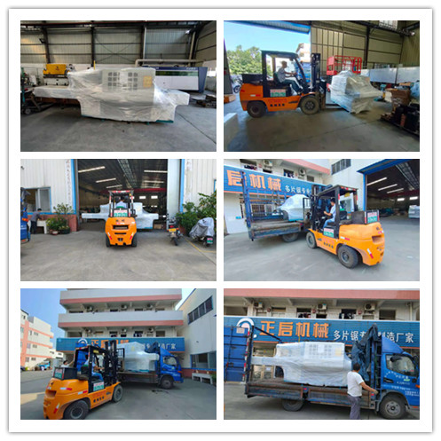 2021年7月24日發(fā)往順德區(qū)倫教熹涌裕成-ZQ300型圓木多片鋸、ZQ150型方木多片鋸