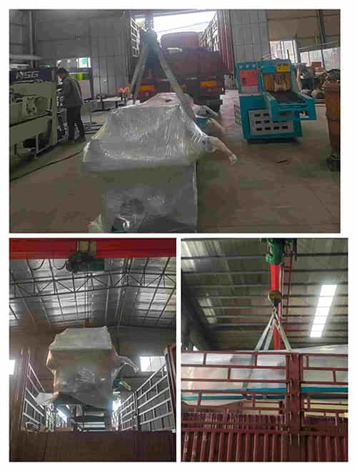 2021年9月26日發(fā)云南曲靖師宗-原木自動出料架