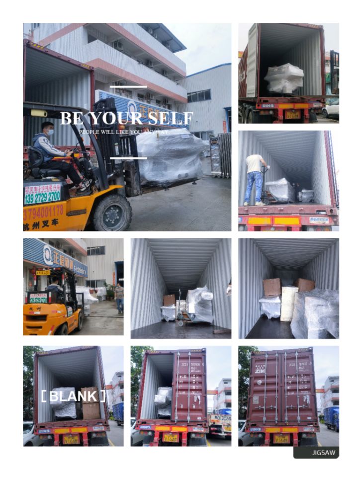 2022年5月16日發(fā)往非洲裝柜（1號柜）-ZQ600小型多片鋸3臺、ZQ80邊皮鋸1臺、ZQ250圓木多片鋸1臺、方木進料架、方木出料架