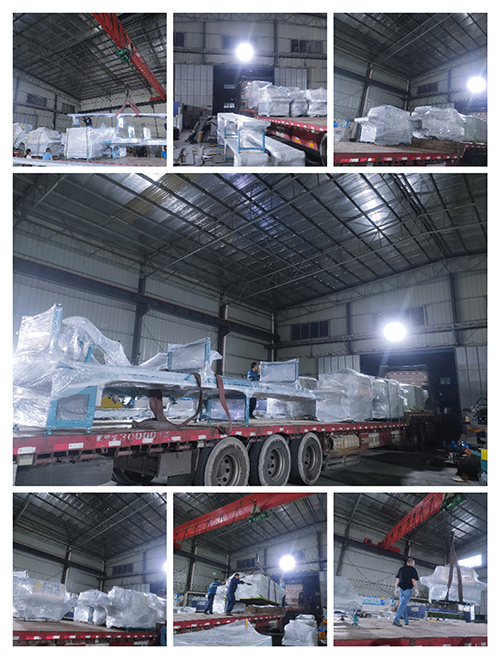 2023年5月17日發(fā)四川達州渠縣第一車-ZQ250圓木多片鋸、ZQ100方木多片鋸2臺、ZQ400清邊多片鋸2臺、自動出料架、自動進料架、圓木堆料架、