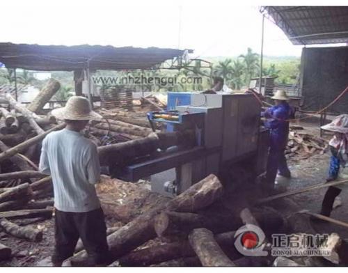 海南橡膠木現(xiàn)場(chǎng)加工